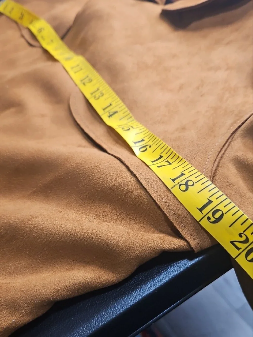 Forever 21 Womens Suede Long Trench Coat in Brown - Picture 7 of 9